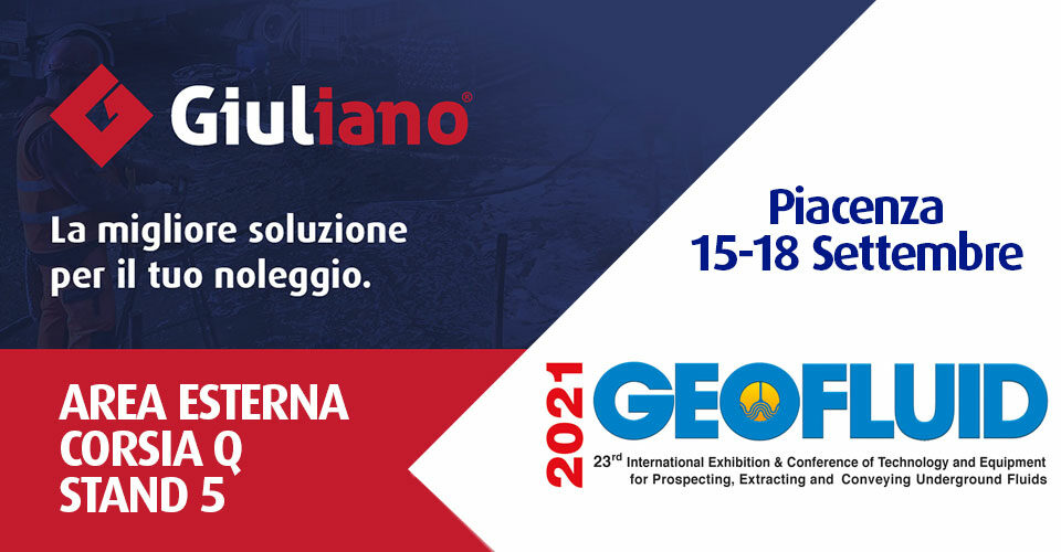 Giuliano Group a Geofluid 2021: l’edilizia riparte dal noleggio!