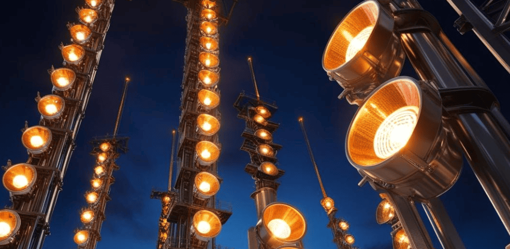 Torri Faro a noleggio: illuminazione efficiente per cantieri ed eventi notturni