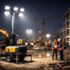 Torri faro a noleggio: come illuminare in sicurezza cantieri notturni