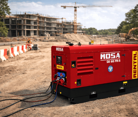 Gruppi elettrogeni diesel trifase a noleggio: quando sono indispensabili in cantiere