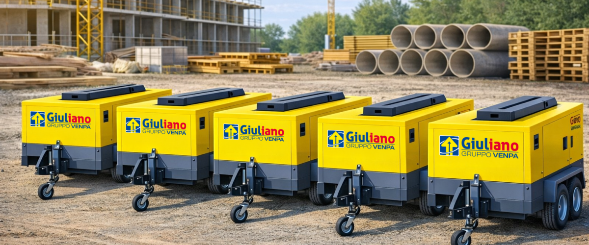 Motocompressori a noleggio: come dimensionarli correttamente per evitare fermi cantiere