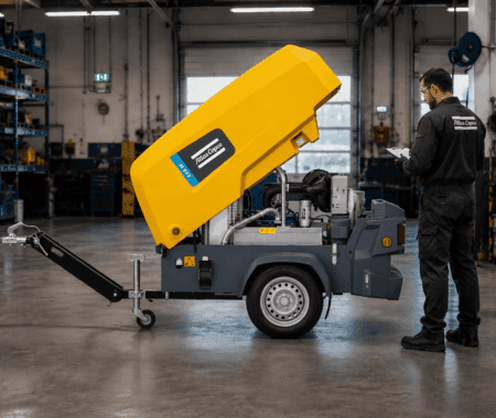 Manutenzione e sicurezza nel noleggio di motocompressori