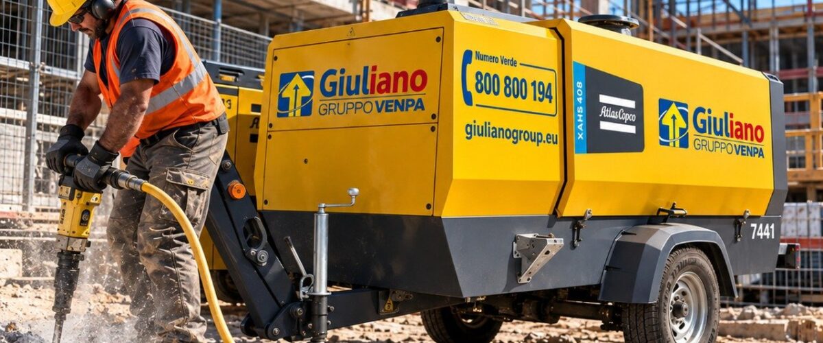 Come scegliere il motocompressore a noleggio in base al tipo di lavorazione edile