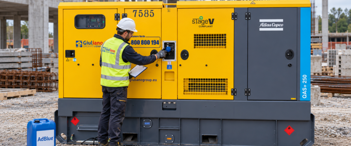 AdBlue nei motori diesel da cantiere: cos’è, a cosa serve e perché è fondamentale